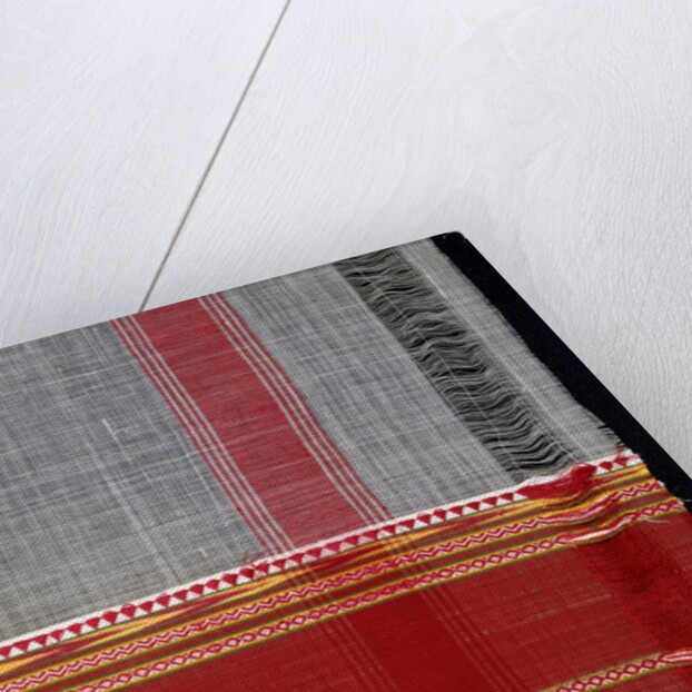 Sari with borders, detail by Unknown