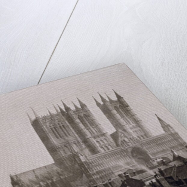 Lincoln Cathedral from the Castle by Frederick H. Evans