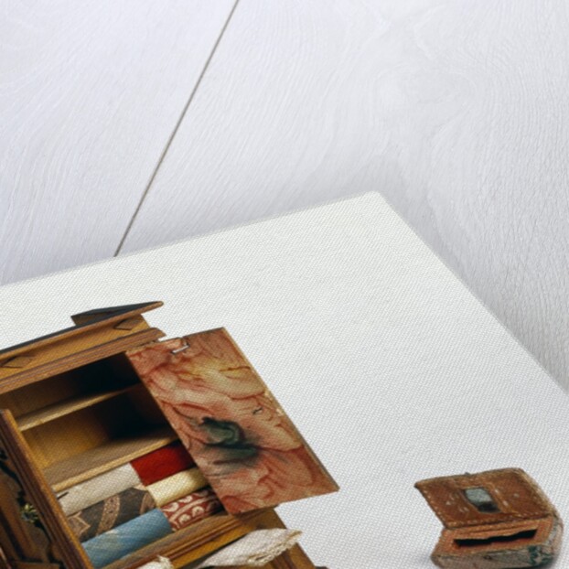 Doll' s cabinet by Unknown