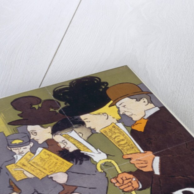 Harper's February by Edward Penfield
