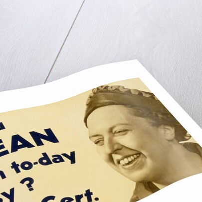 Van side poster advertising Maclean's toothpaste with the slogan Did you Maclean your teeth today Daisy? by Unknown