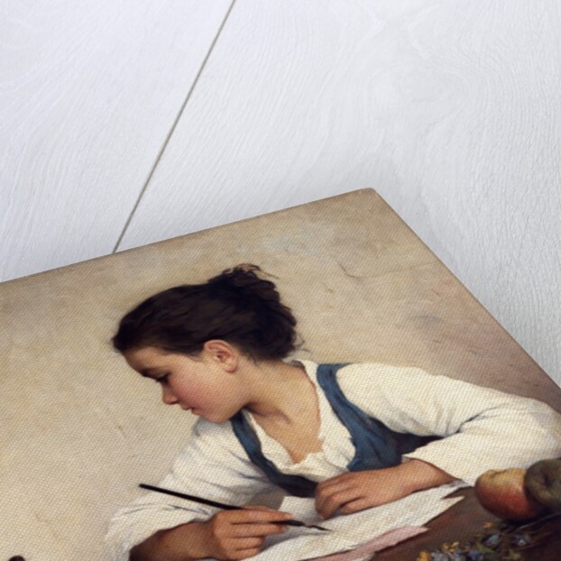 The Pet Goldfinch by Henriette Browne