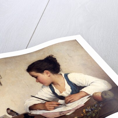 The Pet Goldfinch by Henriette Browne