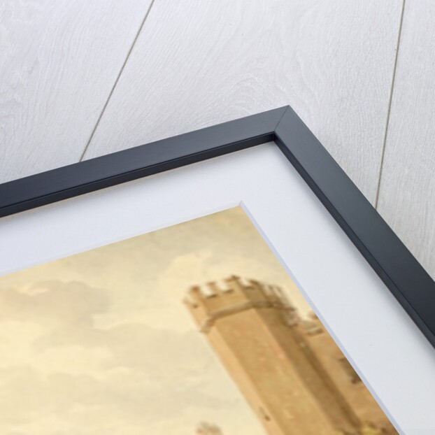 A View of Hampton Court Palace by Thomas Rowlandson