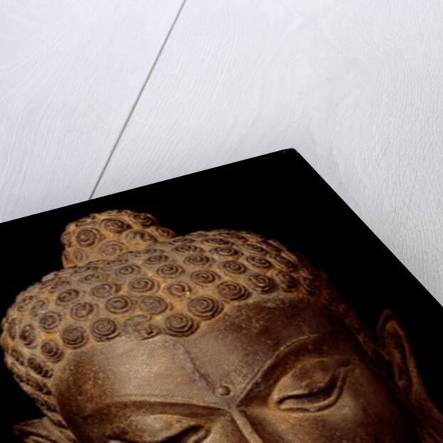 Head of Buddha. India, 7th-8th century by Unknown