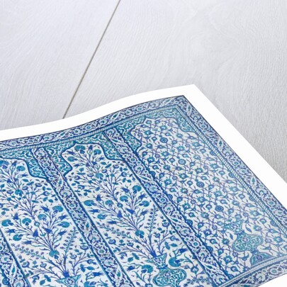 Panel of 80 tiles by Unknown