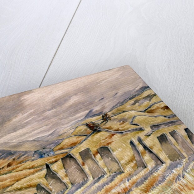 Slate Fences, Abergynolwyn, Merionethshire by Mildred Eldridge