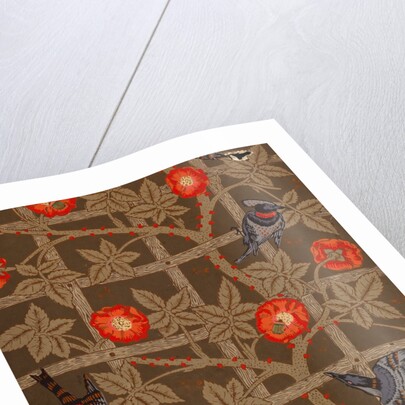 Trellis wallpaper by William Morris