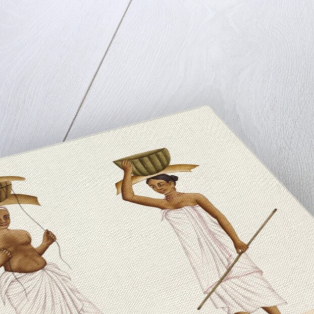 A basketweaver and his wife by Unknown