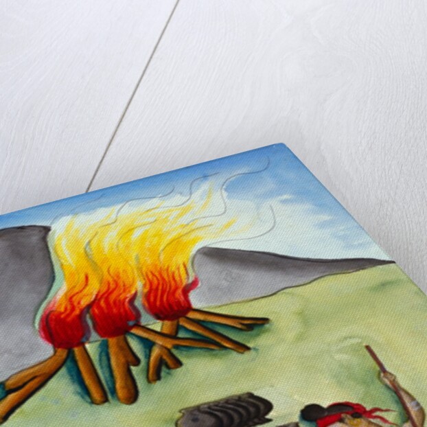 A potter at work by Unknown