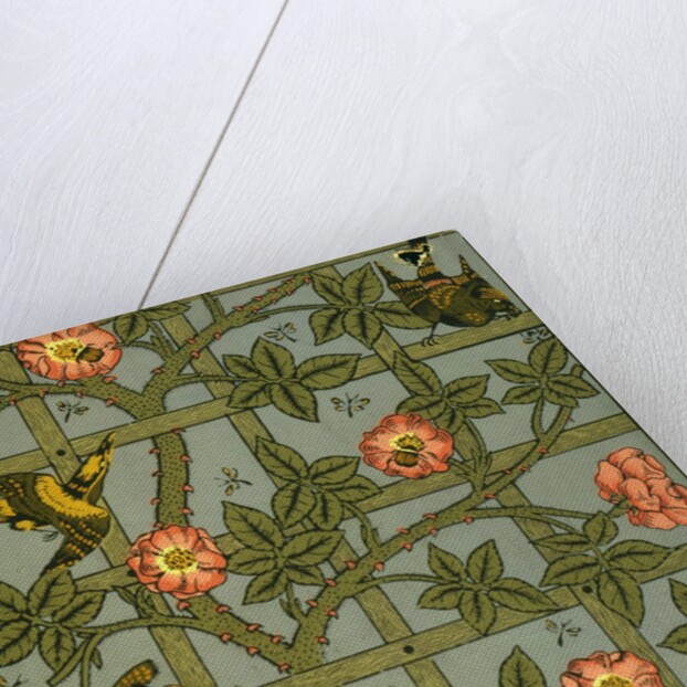 Trellis wallpaper by William Morris