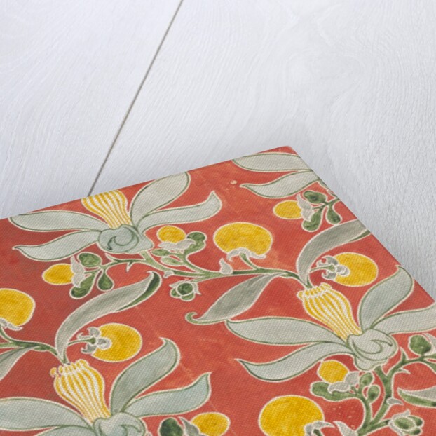 Passion Flower textile design by Charles Francis Annesley Voysey