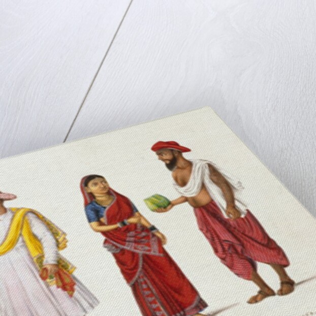 Three Indian couples by Unknown