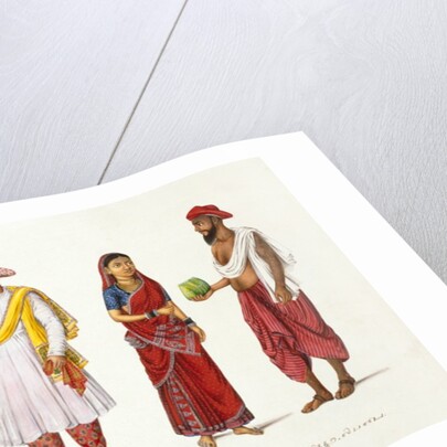 Three Indian couples by Unknown