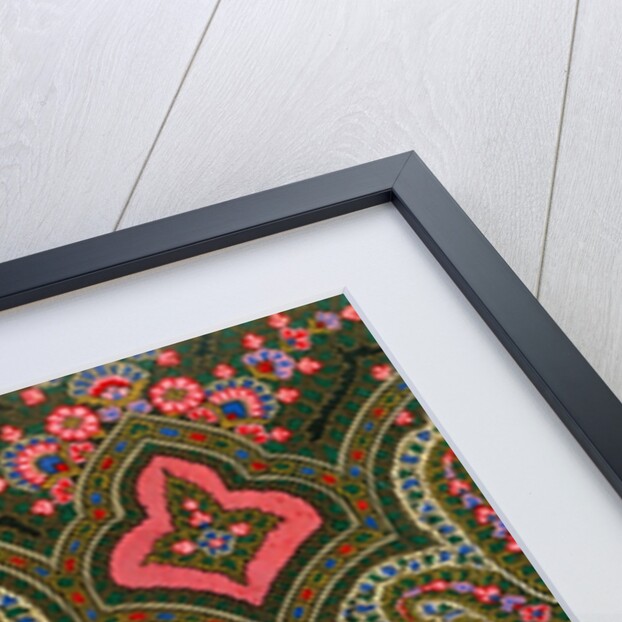Design for printed shawl fabric by George Charles Haité