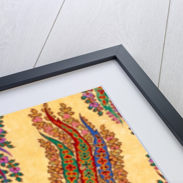 Design for printed shawl fabric by George Charles Haité