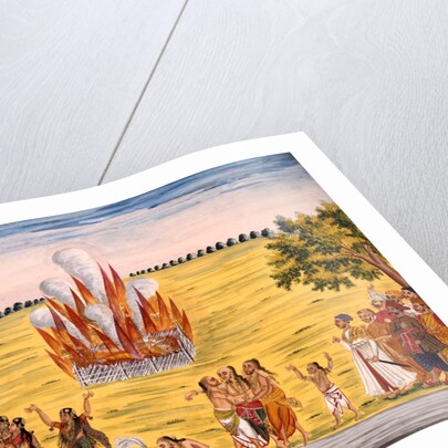 Sati ceremony. India, early 19th century by Unknown