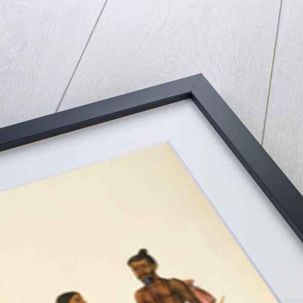 Three religious medicant couples by Unknown