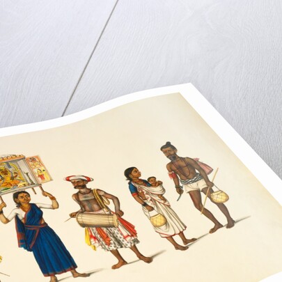 Three religious medicant couples by Unknown