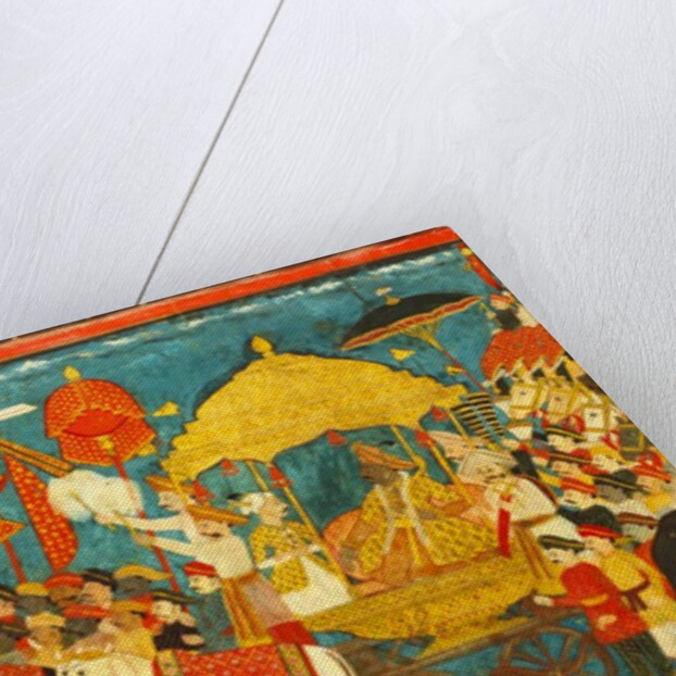 Processional scene with Amar Singh. Thanjavur, India, late 18th century by Unknown