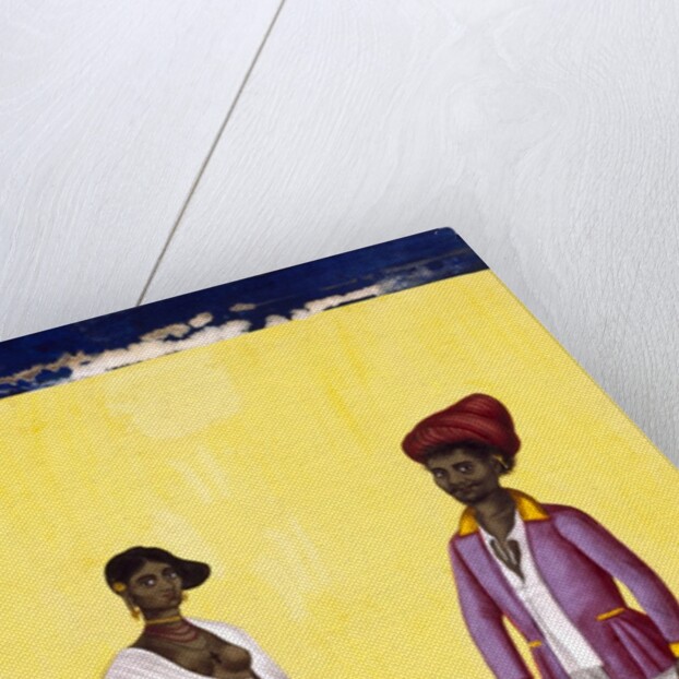 Cook holding a chicken and kettle, Delhi Company School by Delhi Company School