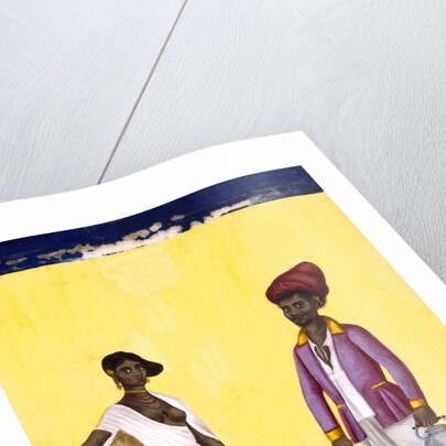 Cook holding a chicken and kettle, Delhi Company School by Delhi Company School