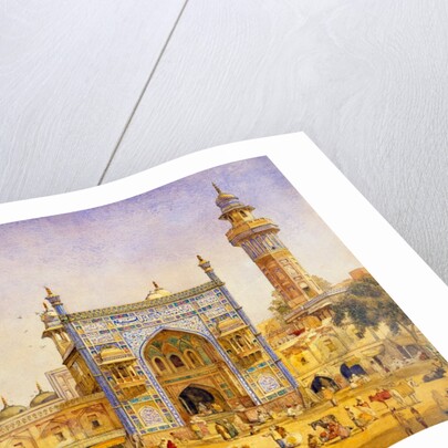 The Mosque of Wazir Ali Khan at Lahore by William Carpenter