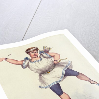 Mr John Reeve in a burlesque of the myth of Cupid and Psyche. London, England, 1832 by Unknown