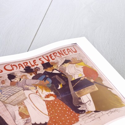 La rue by Theophile-Alexandre Steinlen