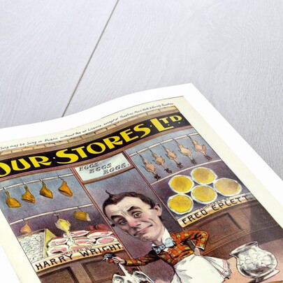 Song Sheet Cover featuring Dan Leno. London, England, 19th century by Sidney Kent