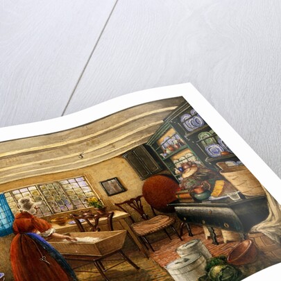The Kitchen at Elmswell Manor House, York by Mary Ellen Best