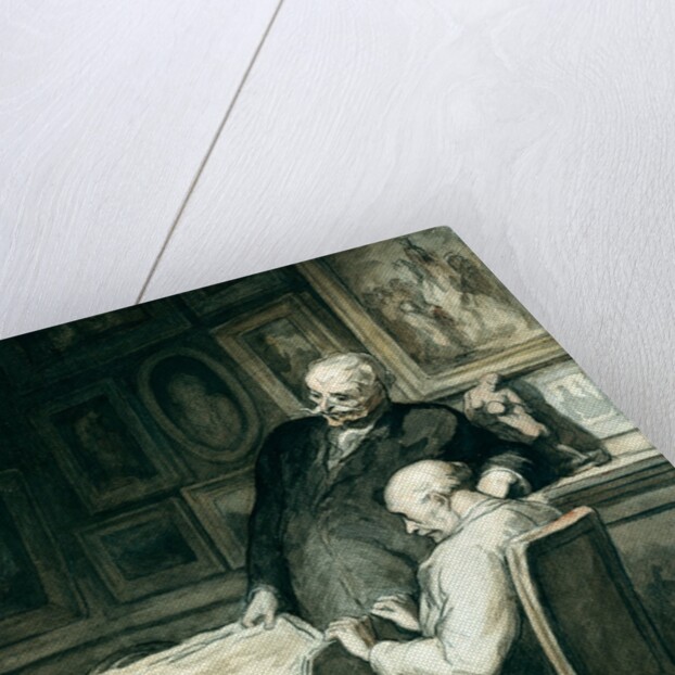 The Print Collectors by Honore Daumier