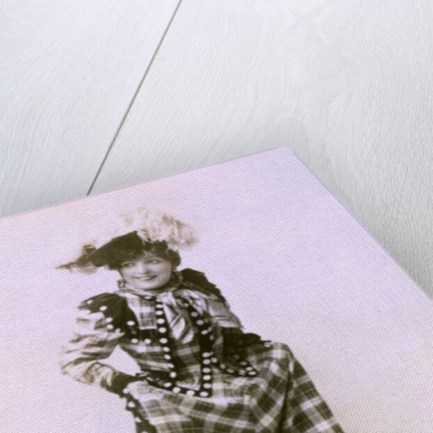 Marie Lloyd in Tartan by Anonymous