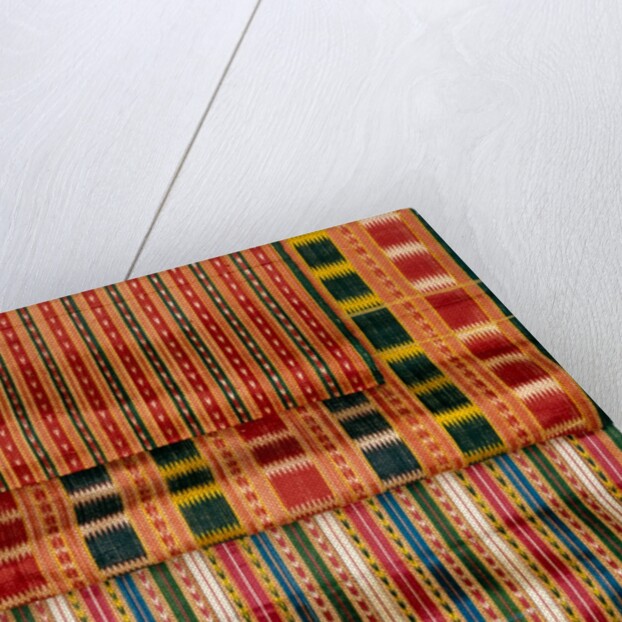 Four lengths of Mashru fabric. Tamil Nadu, mid-19th century. by Unknown