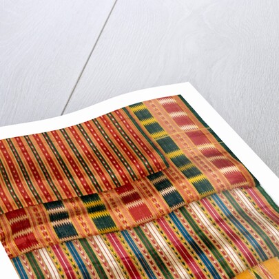 Four lengths of Mashru fabric. Tamil Nadu, mid-19th century. by Unknown