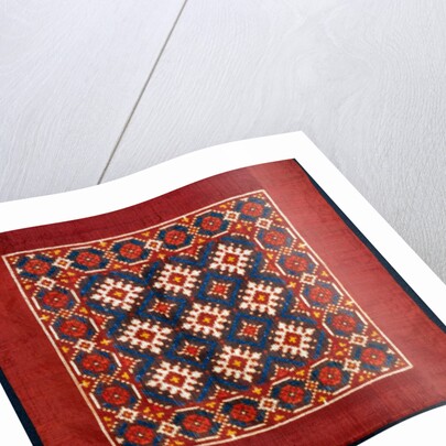 Ikat Handkerchief, one of a pair by Chhotalal M. Salvi