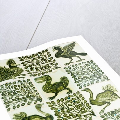 Birds and leaves by Unknown