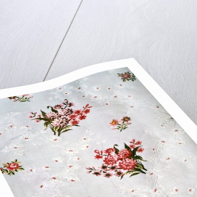 Dress fabric design by Unknown