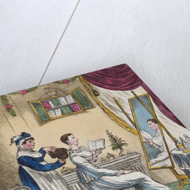 The Progress of the Toilet or The Wig by James Gillray