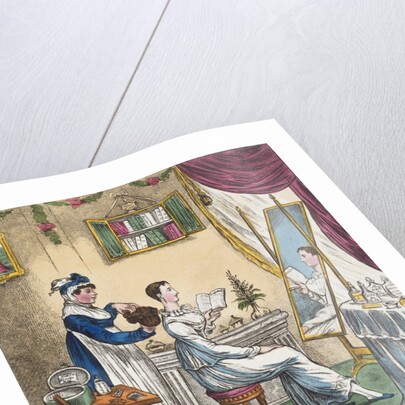 The Progress of the Toilet or The Wig by James Gillray