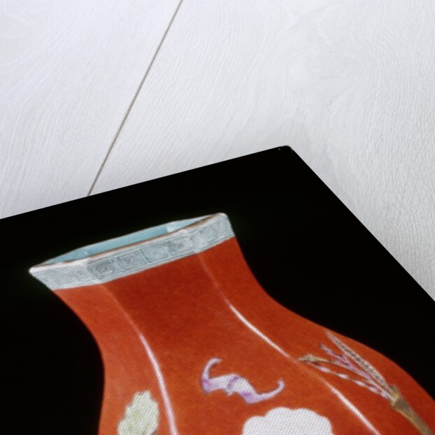 Hexagonal vase by Unknown
