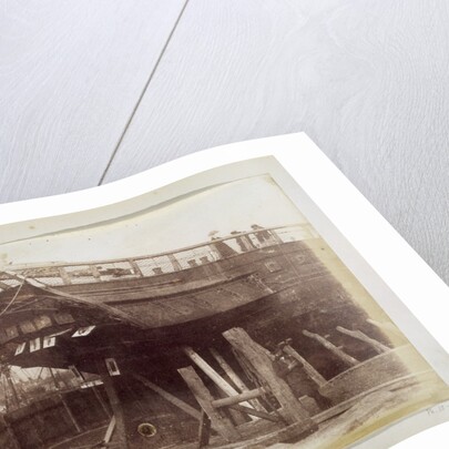 Ship in Dry Dock by Calvert Richard Jones