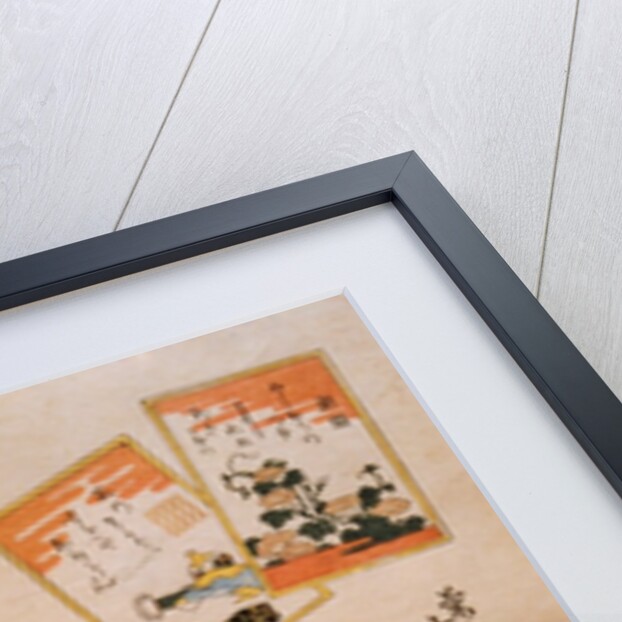 The Chapter 'Asagao', from the Genji in Edo Style series by Kikukawa Eizan