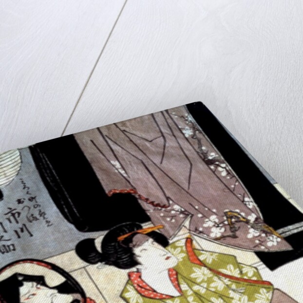 Ichikawa Monnosuke III as the Geisha Otsuma of Mirokucho by Utagawa Kunisada (I)