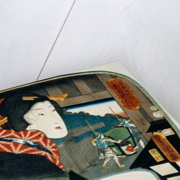 Yoshiwara O-mon Gate by Utagawa Kunisada (I)