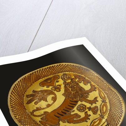 Heraldic Lion Dish by Thomas Toft