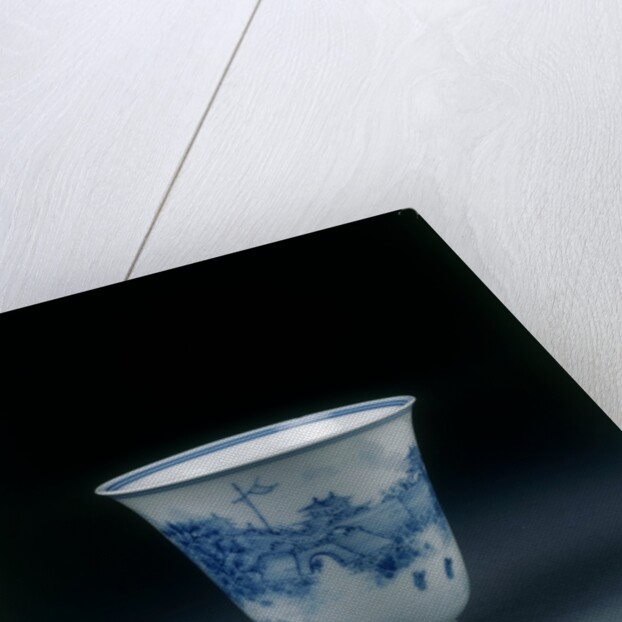 Porcelain cup. China, Qing dynasty, 1662-1722 by Unknown