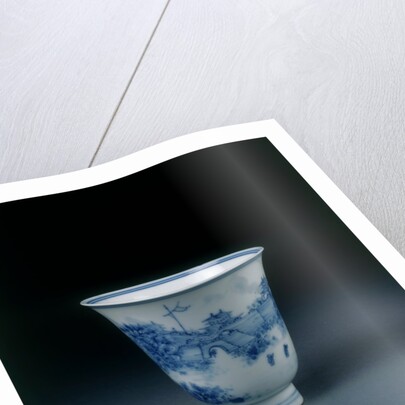 Porcelain cup. China, Qing dynasty, 1662-1722 by Unknown