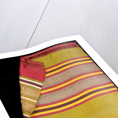 Woven silk fragment. Punjab, India, mid-19th century by Anonymous