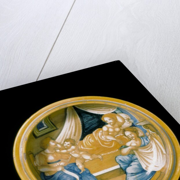 Childbirth bowl by Francesco Xanto Avelli